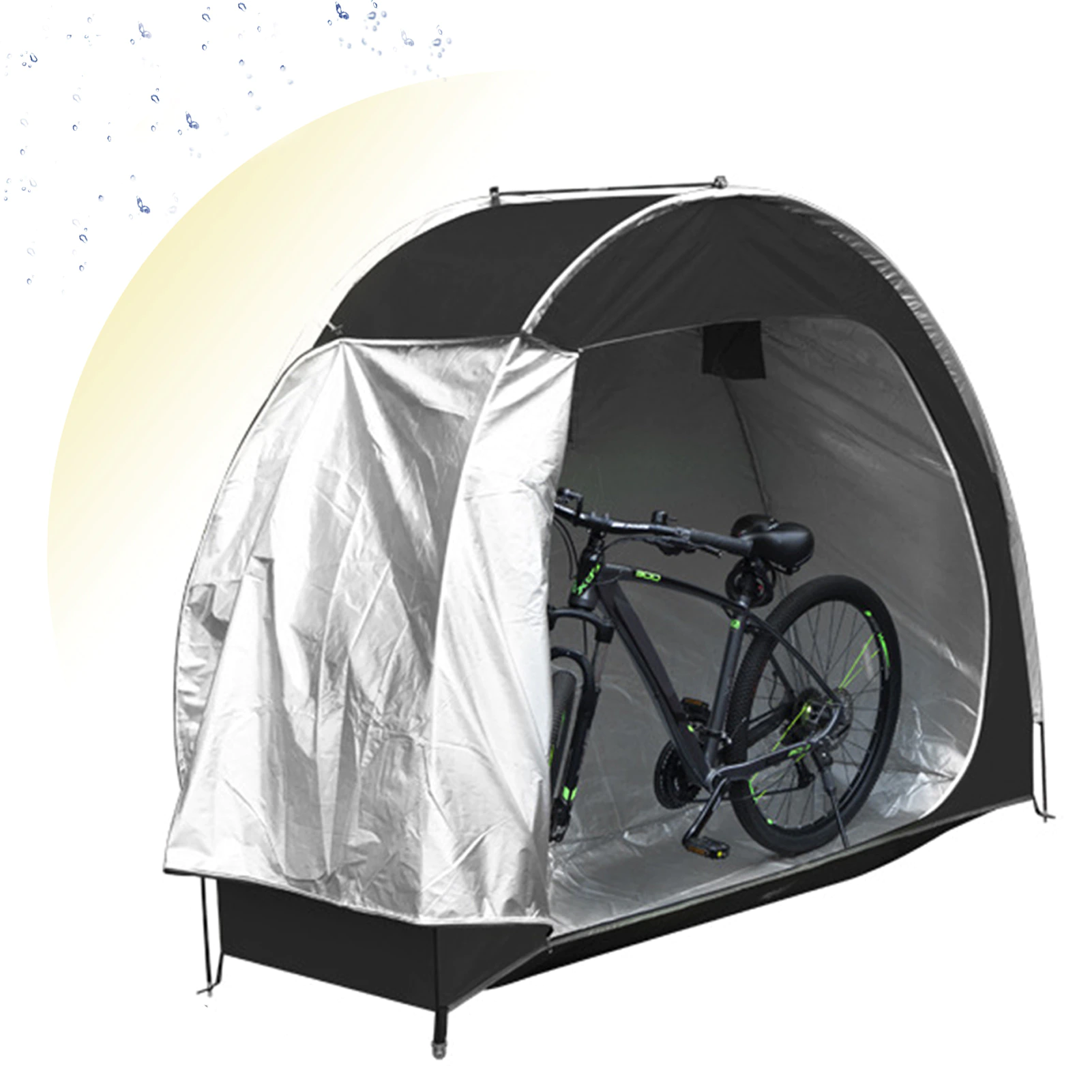 Cheap Goat Tents Waterproof Outdoor Bicycle Storage Shed Heavy Duty Bike Tent Space Saving Bicycle Garden Tool Storage Cover Backpack Shelter