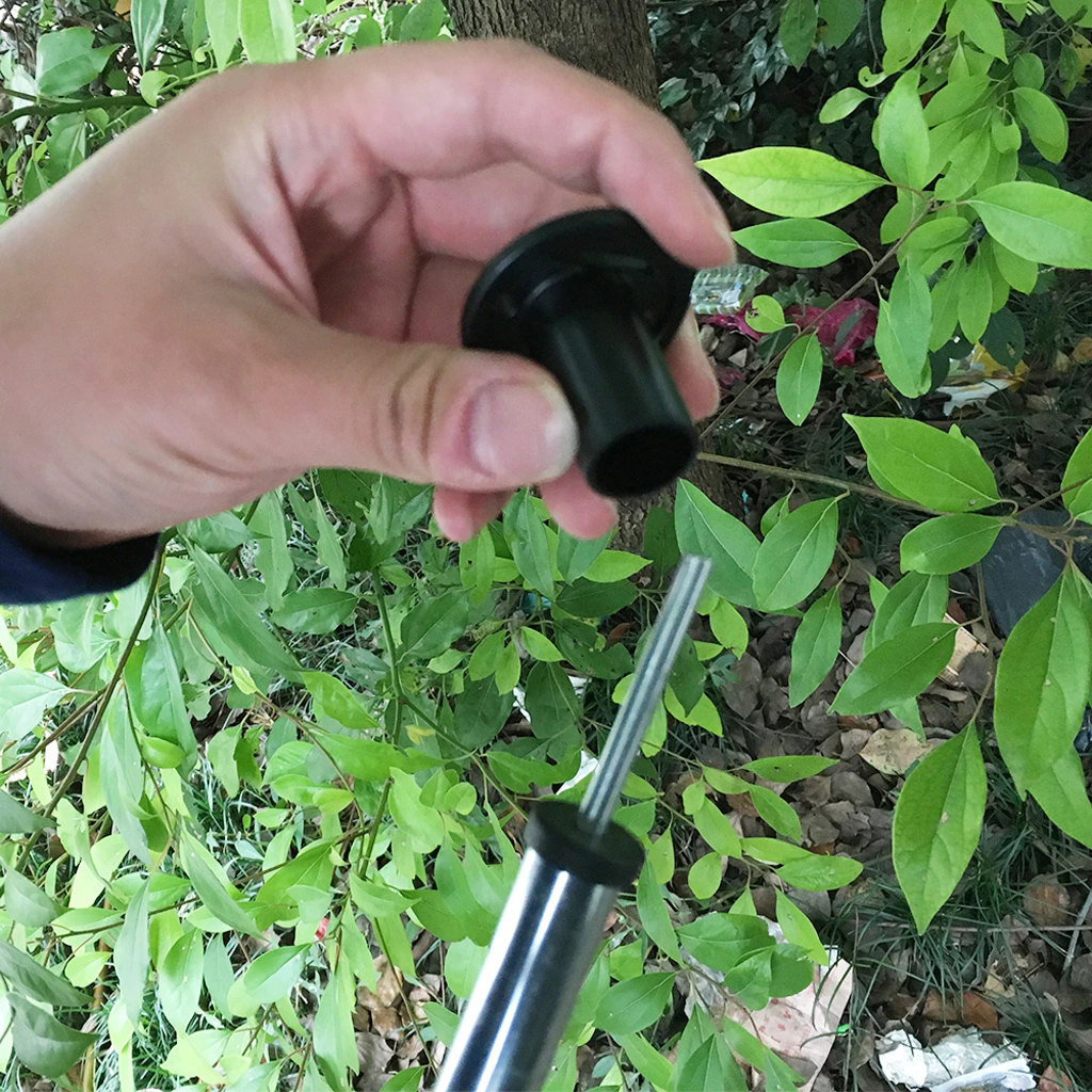 Cheap Goat Tents Wholesale 5pcs Trekking Stick Pole Tip Cover Protector Tent Support Rod Top Black Outdoor Hiking Camping Climbing Accessory