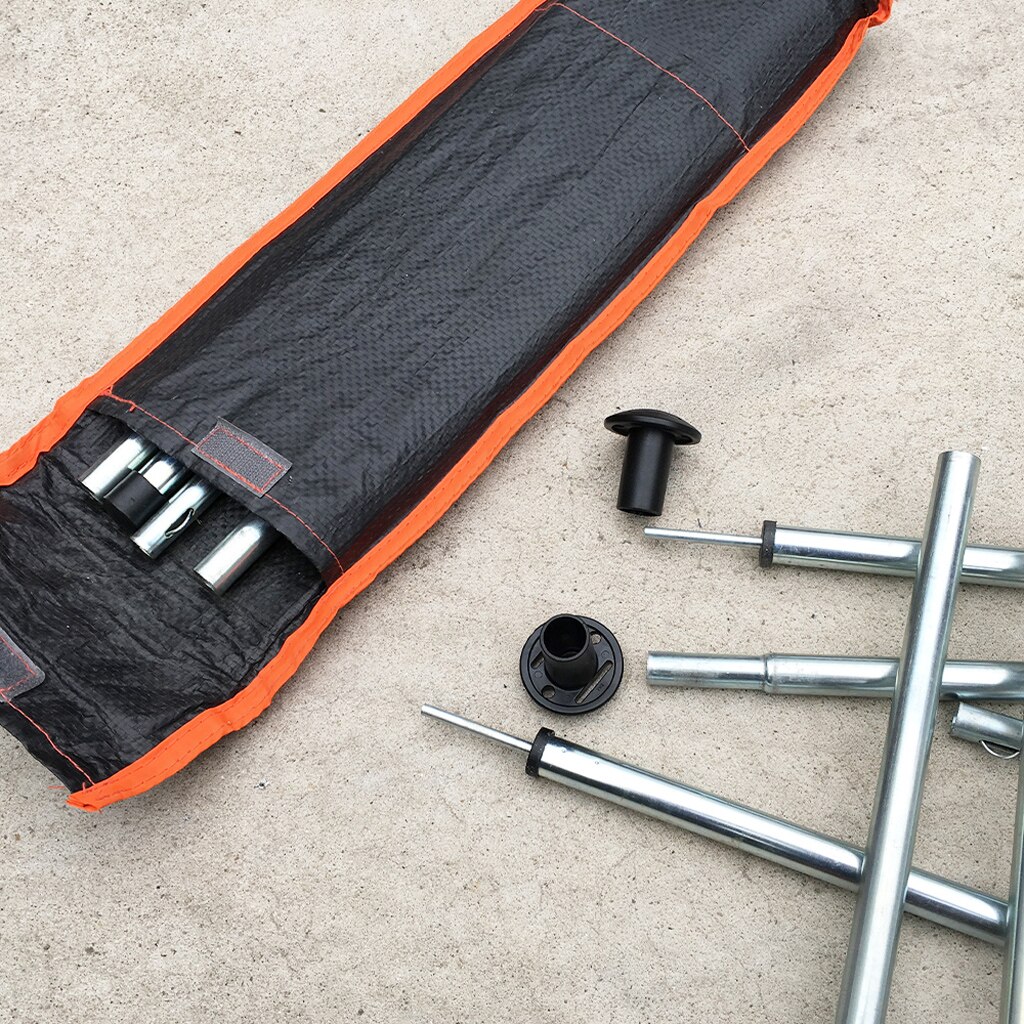 Cheap Goat Tents Wholesale 5pcs Trekking Stick Pole Tip Cover Protector Tent Support Rod Top Black Outdoor Hiking Camping Climbing Accessory