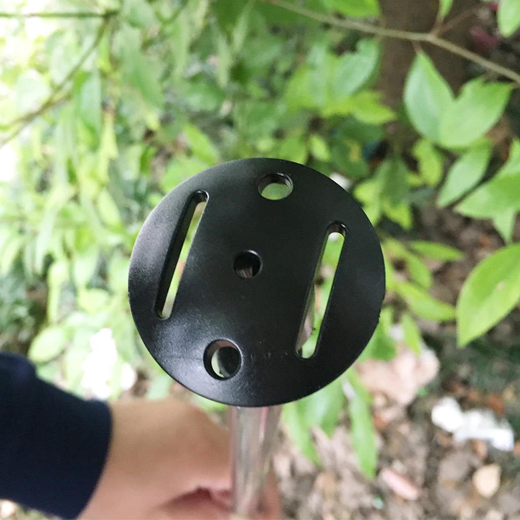 Cheap Goat Tents Wholesale 5pcs Trekking Stick Pole Tip Cover Protector Tent Support Rod Top Black Outdoor Hiking Camping Climbing Accessory