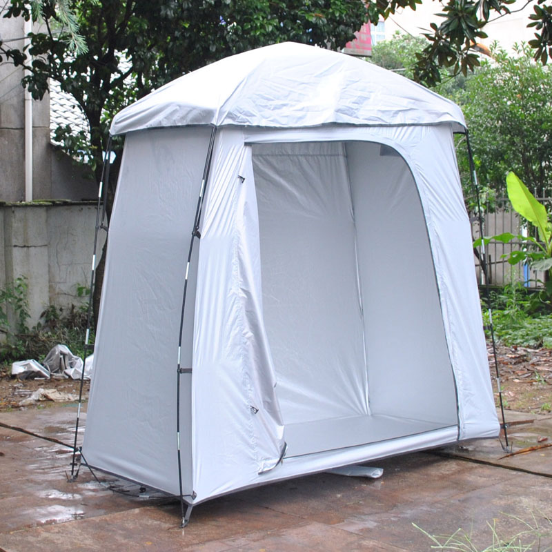 Cheap Goat Tents Widening Outdoor Cycling Bike Storage Tent Garden Outside Bicycle Shed Oxford Silver Coated Cloth Portable Ultra