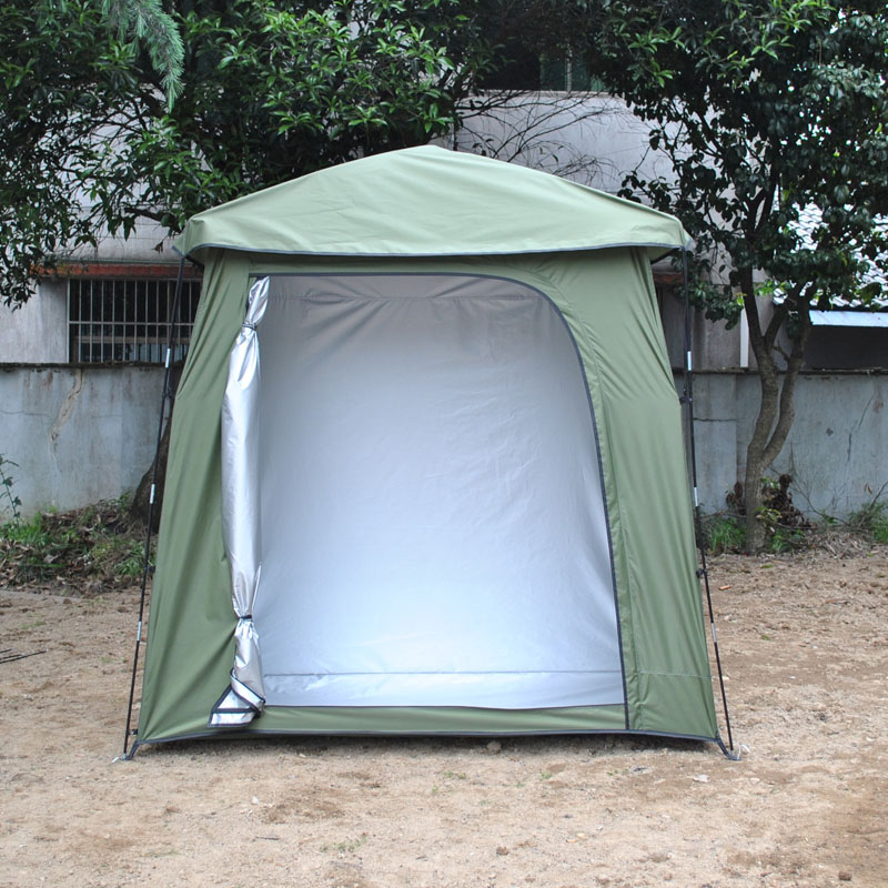 Cheap Goat Tents Widening Outdoor Cycling Bike Storage Tent Garden Outside Bicycle Shed Oxford Silver Coated Cloth Portable Ultra
