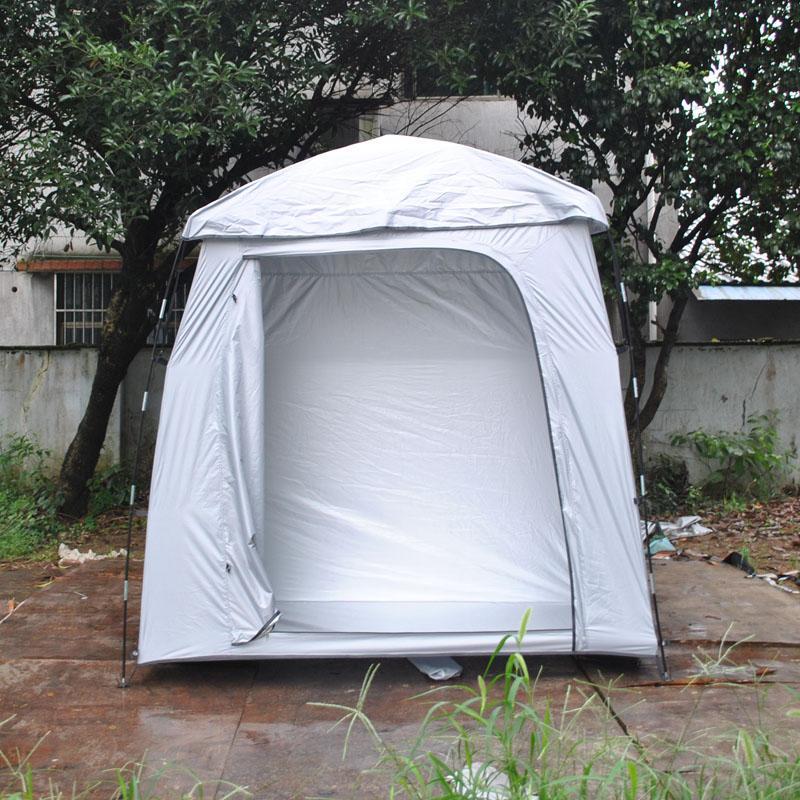 Cheap Goat Tents Widening Outdoor Cycling Bike Storage Tent Garden Outside Bicycle Shed Oxford Silver Coated Cloth Portable Ultra