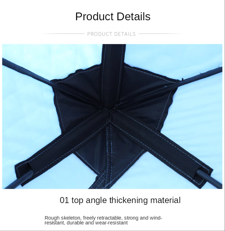 Cheap Goat Tents Winter Fishing House Cotton Padded Winter Fishing Tent Ice Fishing House Warm