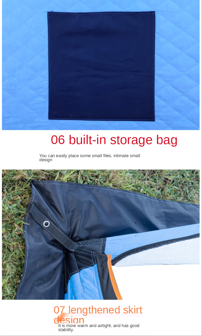 Cheap Goat Tents Winter Fishing House Cotton Padded Winter Fishing Tent Ice Fishing House Warm