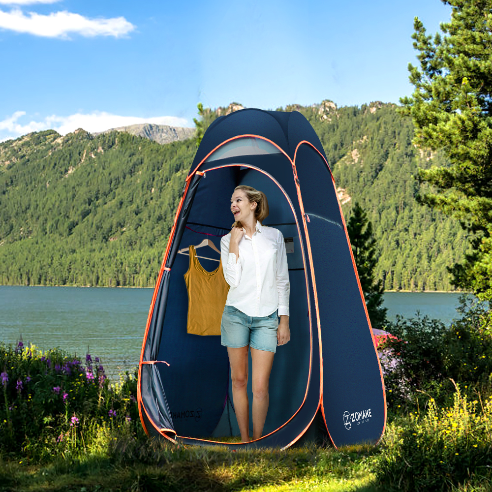 Cheap Goat Tents Zomake Portable Camping Shower Tent Outdoor Shower Bath Tent Tolilet Changing Room Tent Camping Beach Tent Pop Up Tent 1person