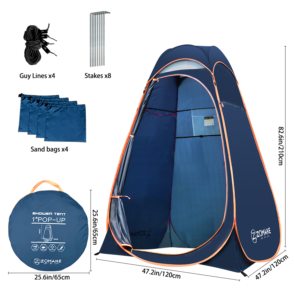 Cheap Goat Tents Zomake Portable Camping Shower Tent Outdoor Shower Bath Tent Tolilet Changing Room Tent Camping Beach Tent Pop Up Tent 1person