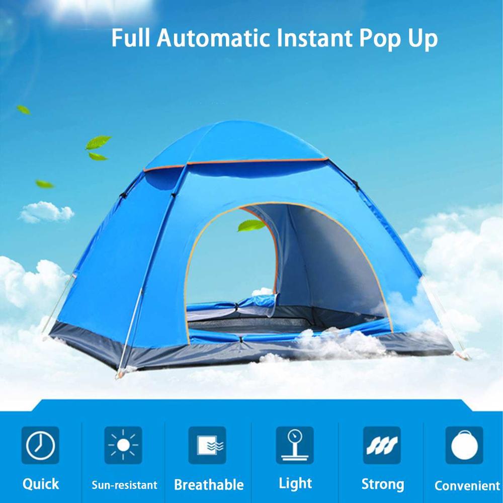 Goat tent camping temecula 3-4 Person Automatic Tent Outdoor Family Camping Tent Easy Open Camp Tents Ultralight Instant Shade For ourist Hikin tent camping near moab