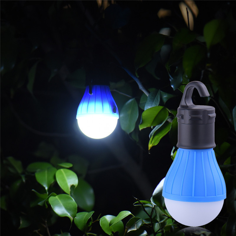 lidada2019 Outdoor Emergency Lamp LED Portable Tent Hurricane Light Bulbs Camping Hiking Tent Fishing Lantern Hanging Light Battery Powered Equipment for Outdoor Activities